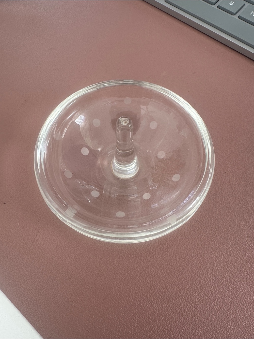 kate spade Clear Crystal Dot Ring Holder